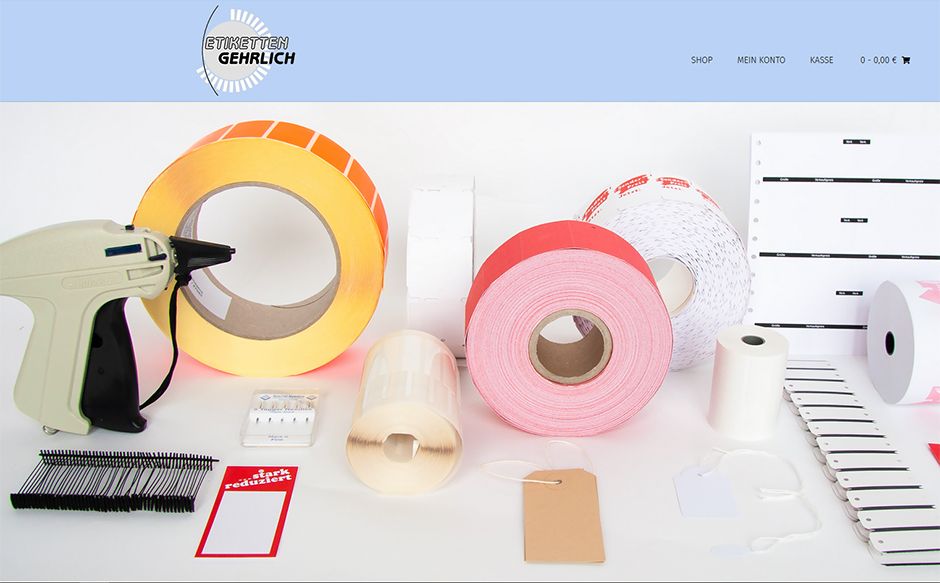 Shop Etiketten Gehrlich