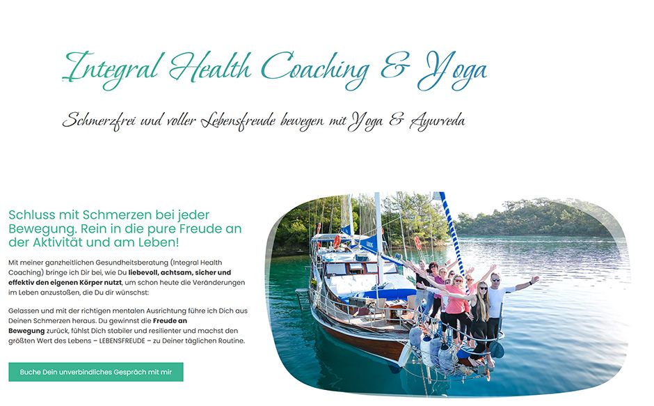 Marina Furin Designstudio Berlin Webseite erstellen Firmenseite Homepage Yogasignatur Lohra