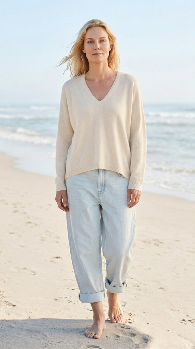 Brand "Cashmere Sisters" Pulli beige