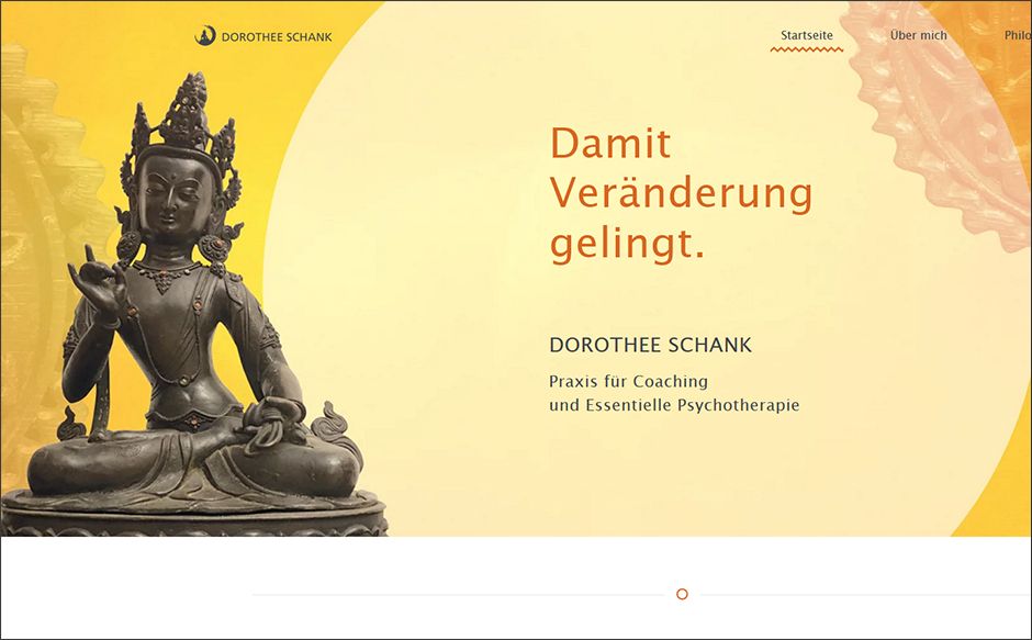 Marina Furin Designstudio Berlin Webseite erstellen Firmenseite Homepage MF - Marina Furin  Ich bin authentisch Dorothee Schank