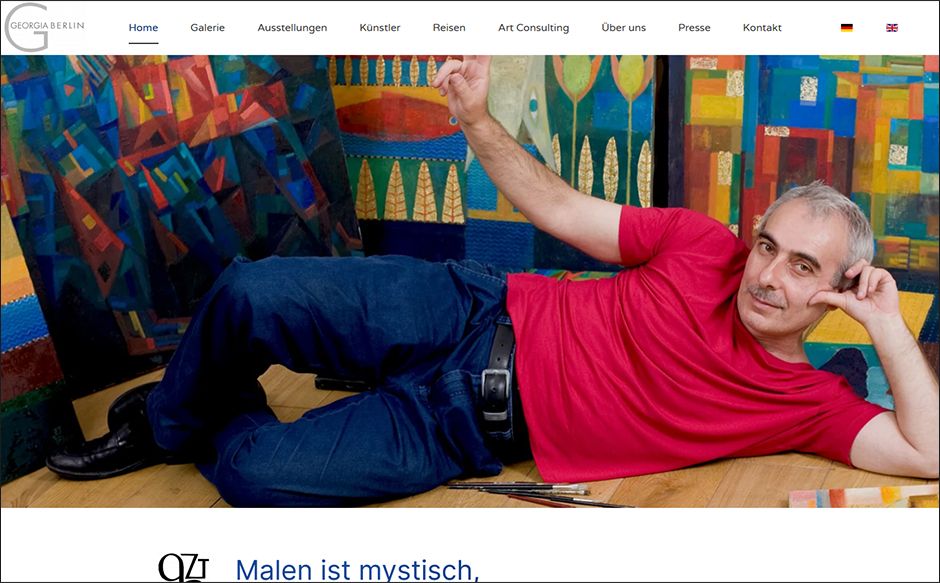Marina Furin Designstudio Berlin Webdesign Firmenseite erstellen Homepage Laughter & Happiness Berlin